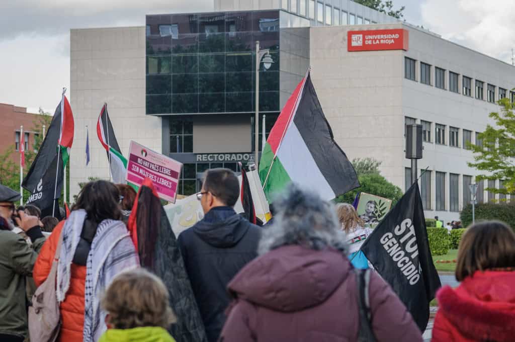 Logroño se manifiesta para conmemorar el Día de la Nakba palestina