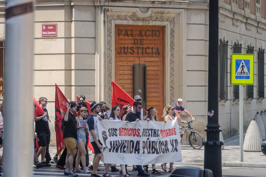 Manifestación y jornada de lucha del Sindicato de Vivienda de La Rioja
